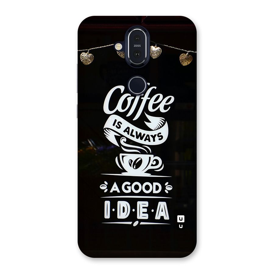 Coffee Idea Back Case for Nokia 8.1