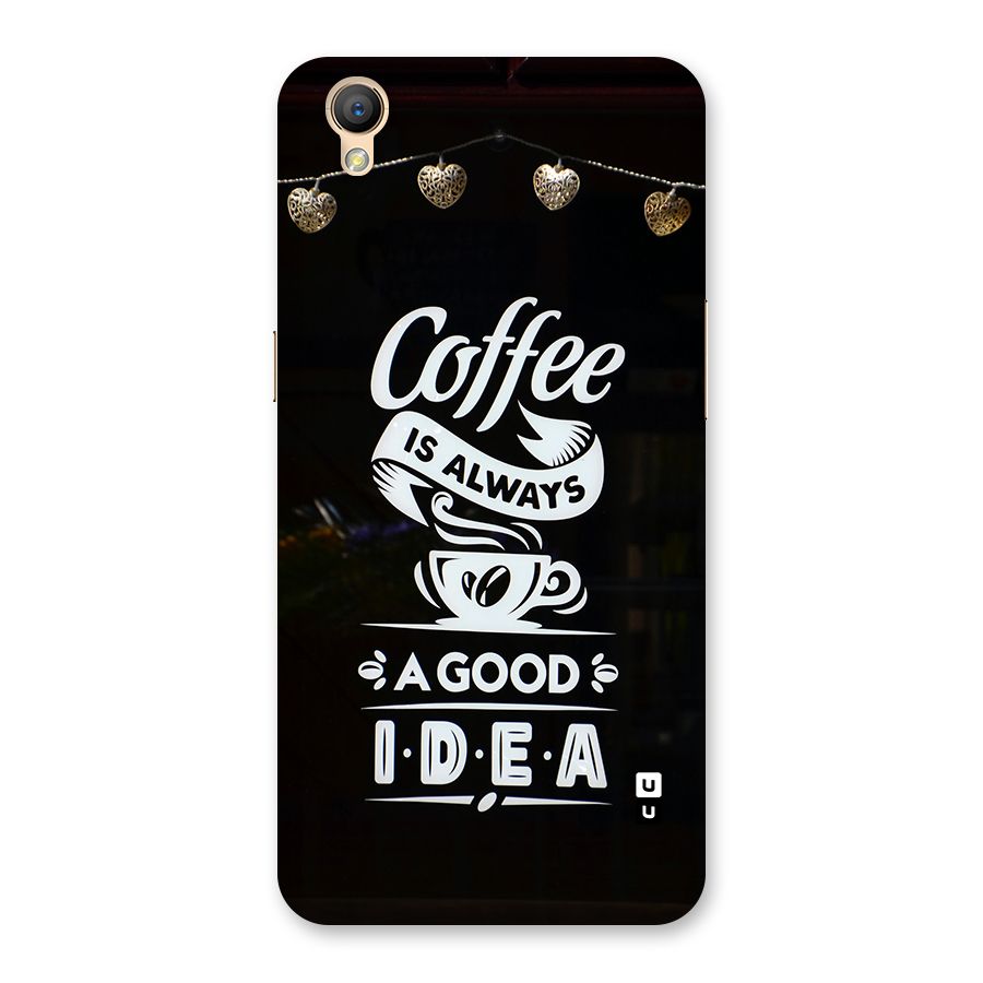 Coffee Idea Back Case for Oppo A37
