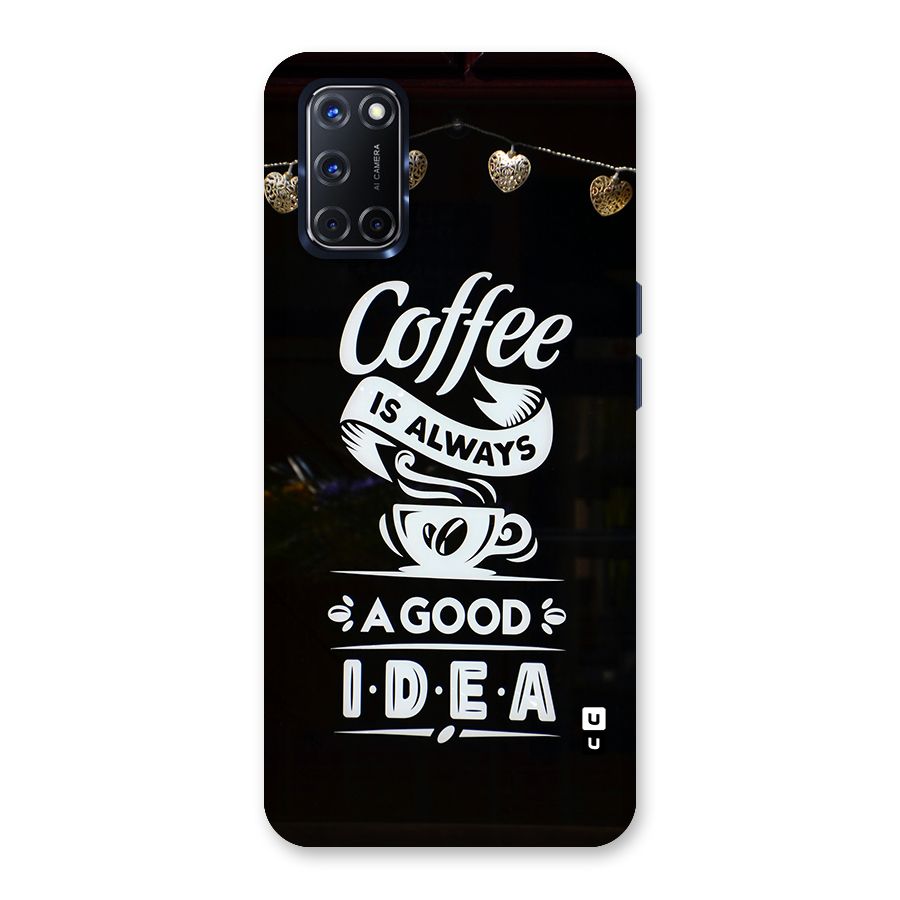 Coffee Idea Back Case for Oppo A52