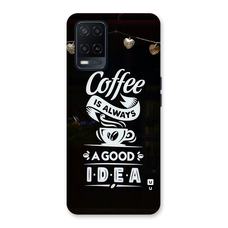 Coffee Idea Back Case for Oppo A54