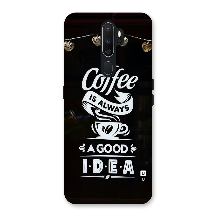 Coffee Idea Back Case for Oppo A5 (2020)