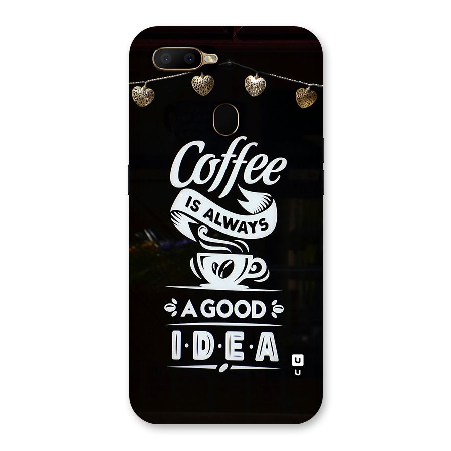 Coffee Idea Back Case for Oppo A5s