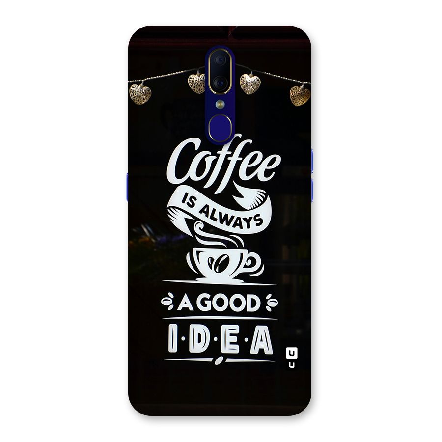 Coffee Idea Back Case for Oppo A9