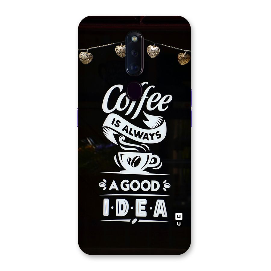 Coffee Idea Back Case for Oppo F11 Pro