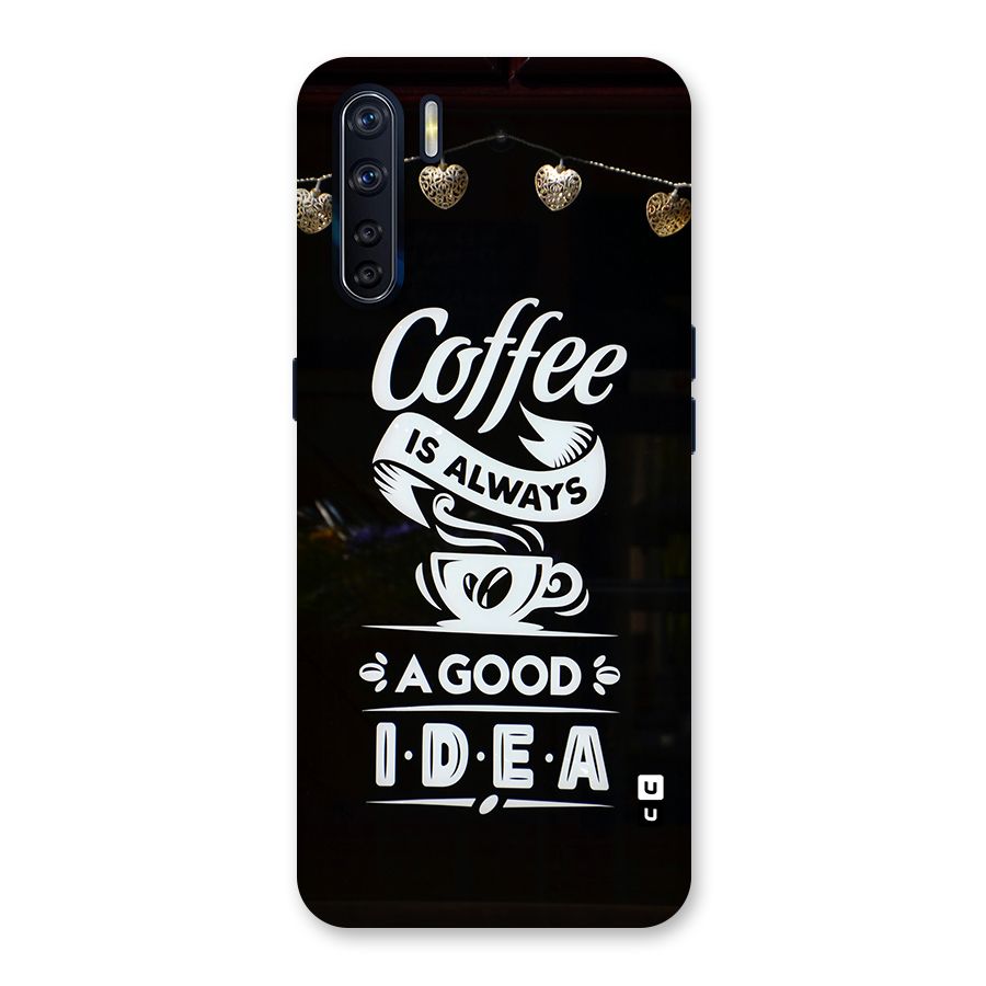 Coffee Idea Back Case for Oppo F15