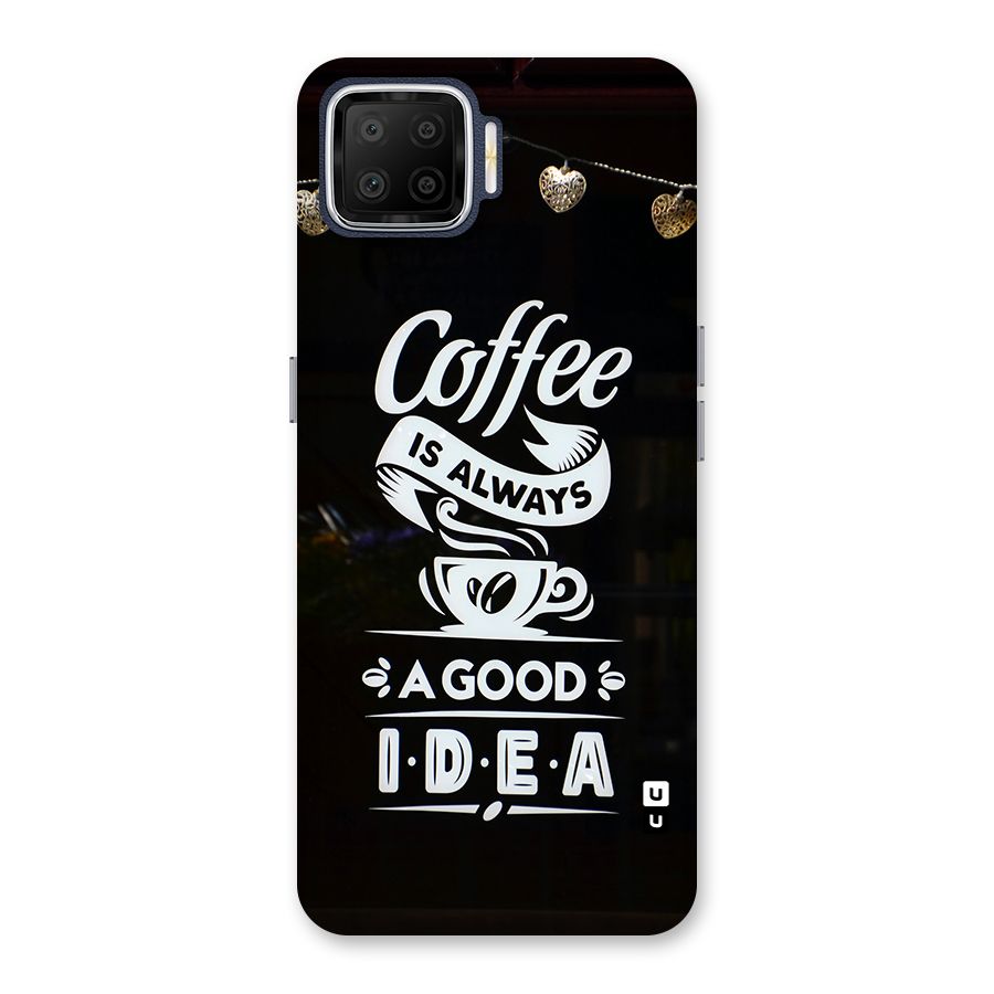 Coffee Idea Back Case for Oppo F17