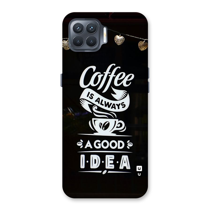 Coffee Idea Back Case for Oppo F17 Pro
