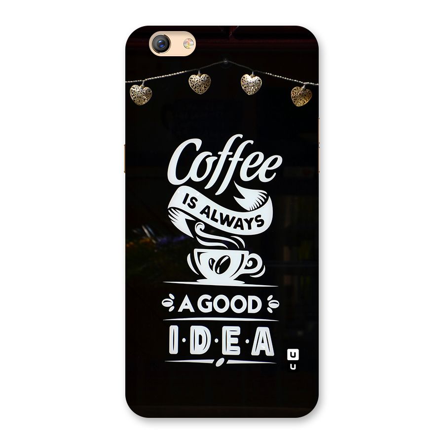 Coffee Idea Back Case for Oppo F3 Plus