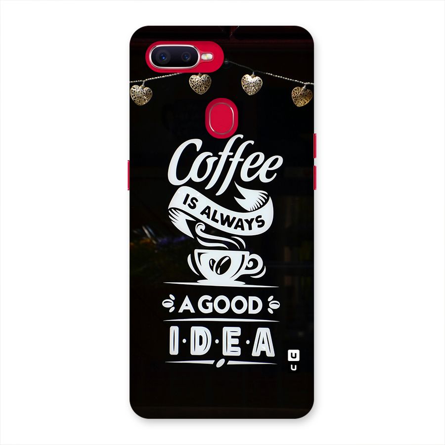 Coffee Idea Back Case for Oppo F9 Pro