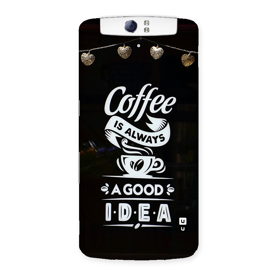 Coffee Idea Back Case for Oppo N1