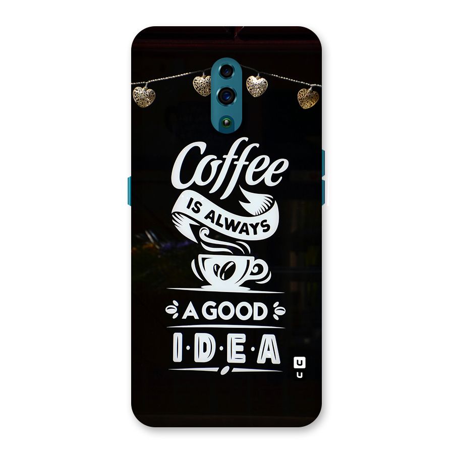 Coffee Idea Back Case for Oppo Reno