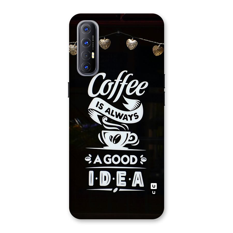 Coffee Idea Back Case for Oppo Reno3 Pro