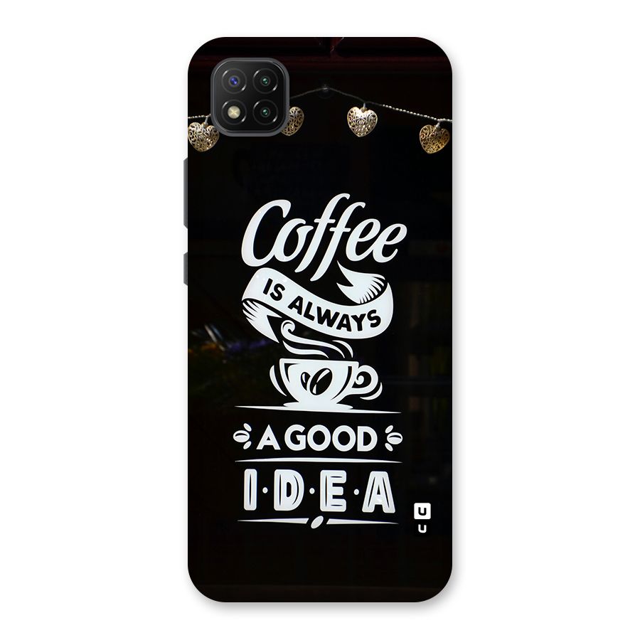 Coffee Idea Back Case for Poco C3