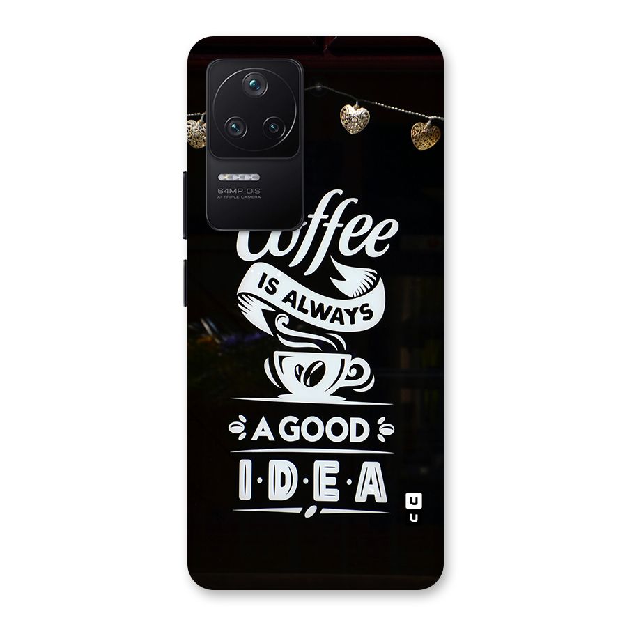 Coffee Idea Back Case for Poco F4 5G