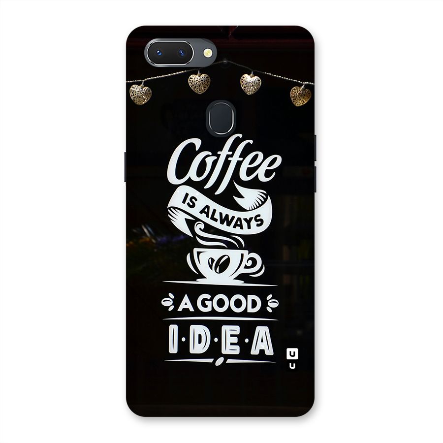 Coffee Idea Back Case for Realme 2