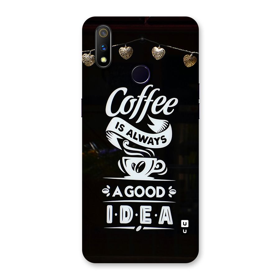 Coffee Idea Back Case for Realme 3 Pro