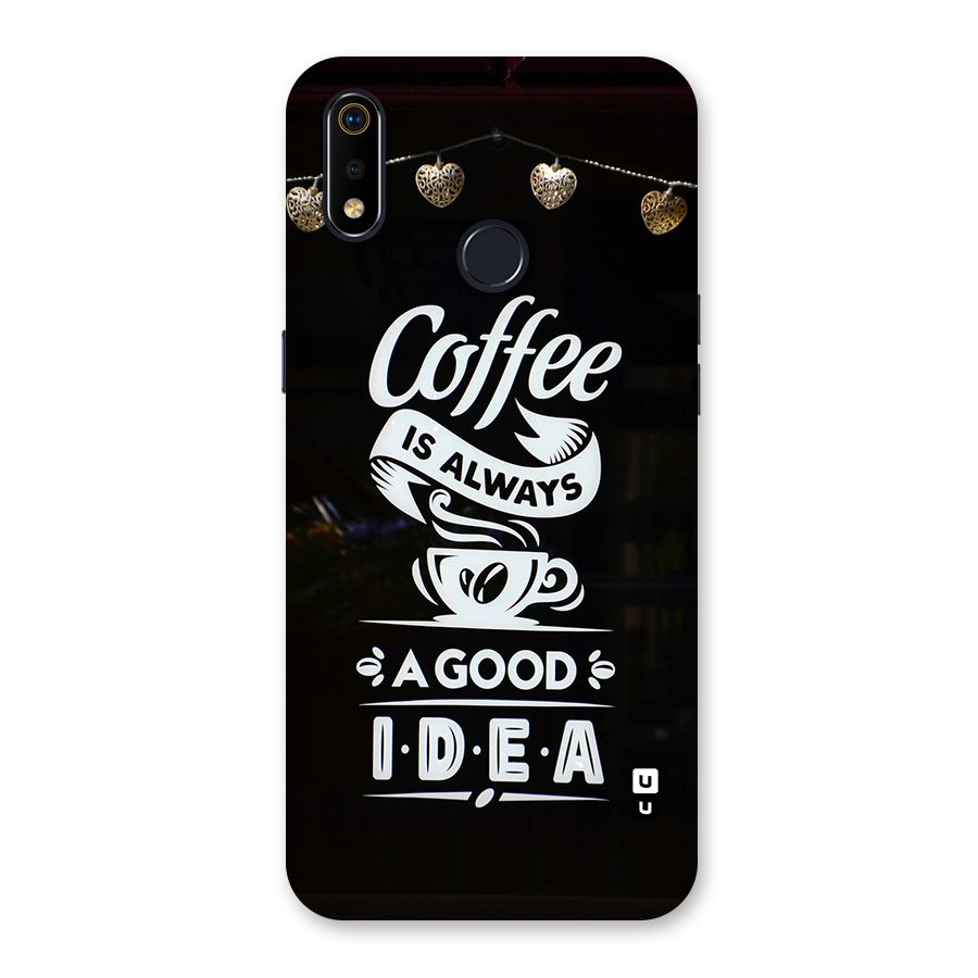 Coffee Idea Back Case for Realme 3i