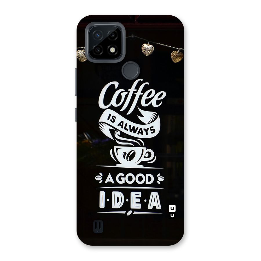 Coffee Idea Back Case for Realme C21