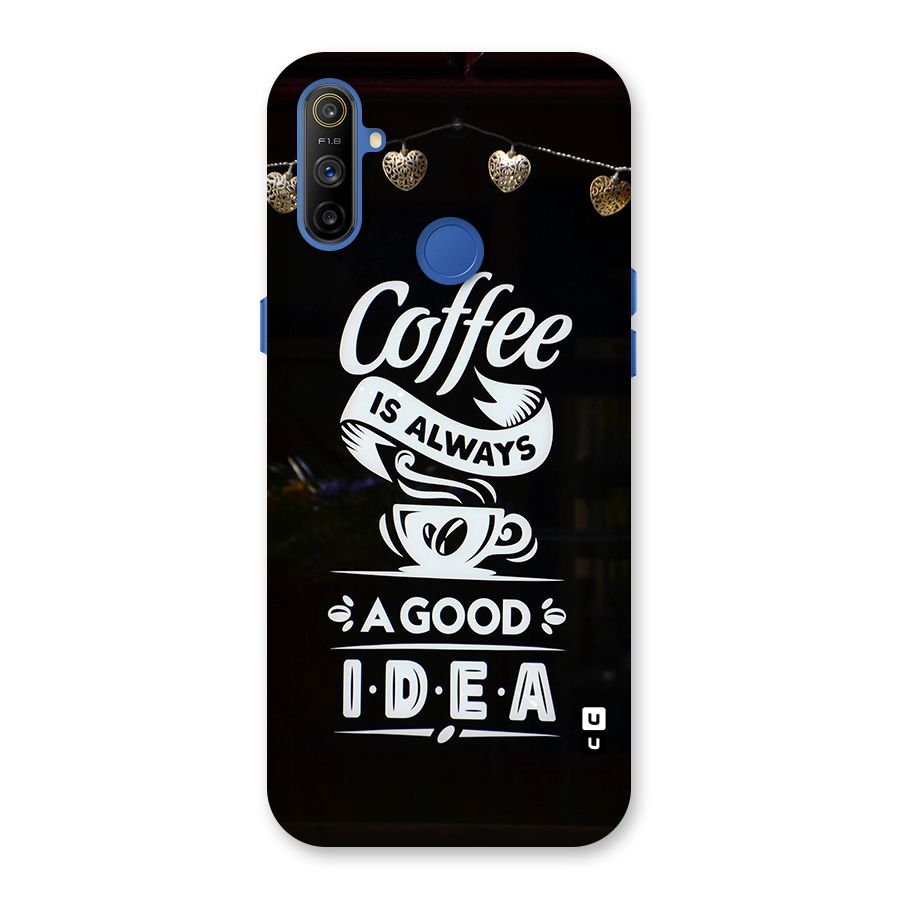 Coffee Idea Back Case for Realme Narzo 10A