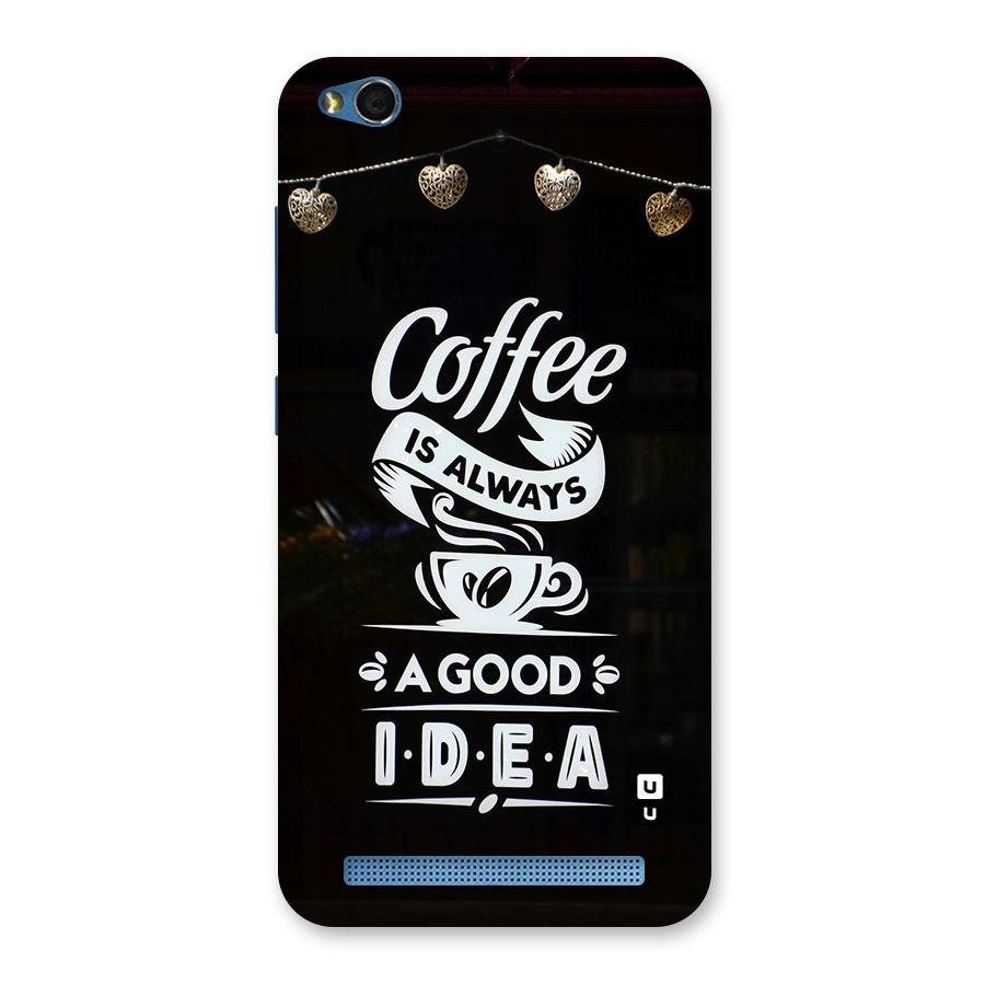 Coffee Idea Back Case for Redmi 5A