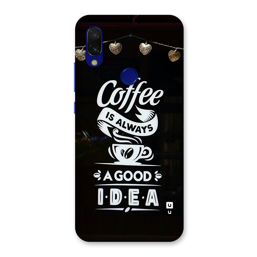 Coffee Idea Back Case for Redmi 7