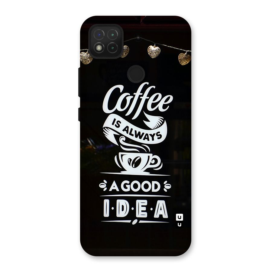 Coffee Idea Back Case for Redmi 9 Activ