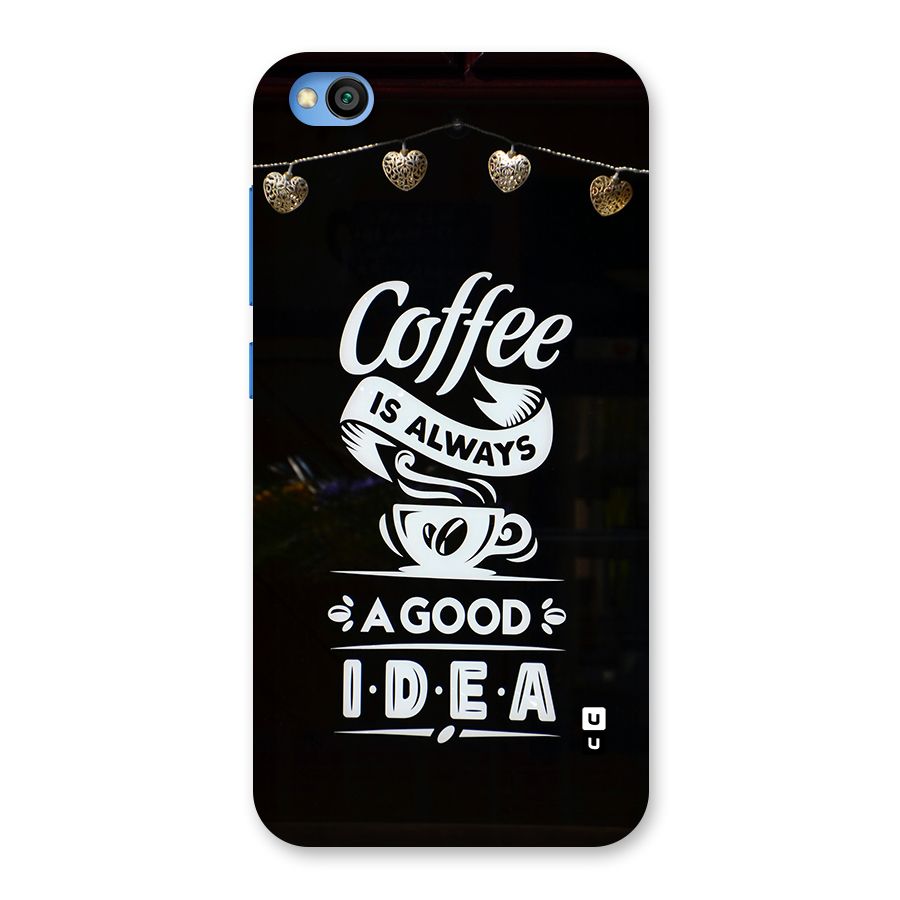 Coffee Idea Back Case for Redmi Go