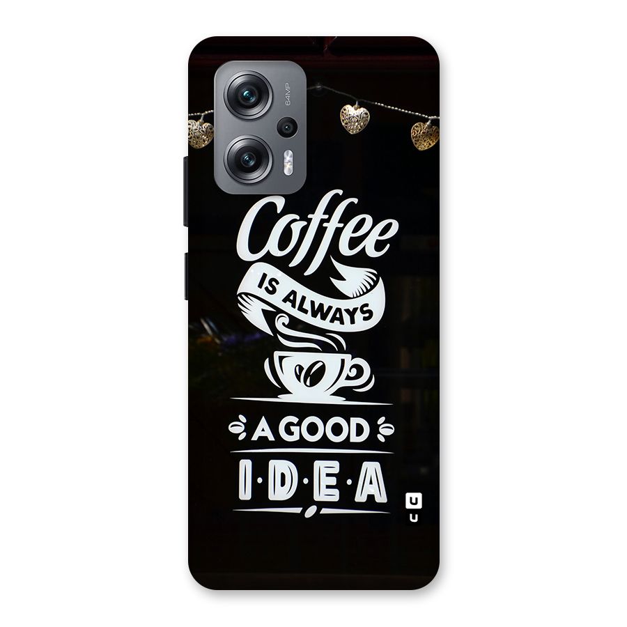 Coffee Idea Back Case for Redmi K50i