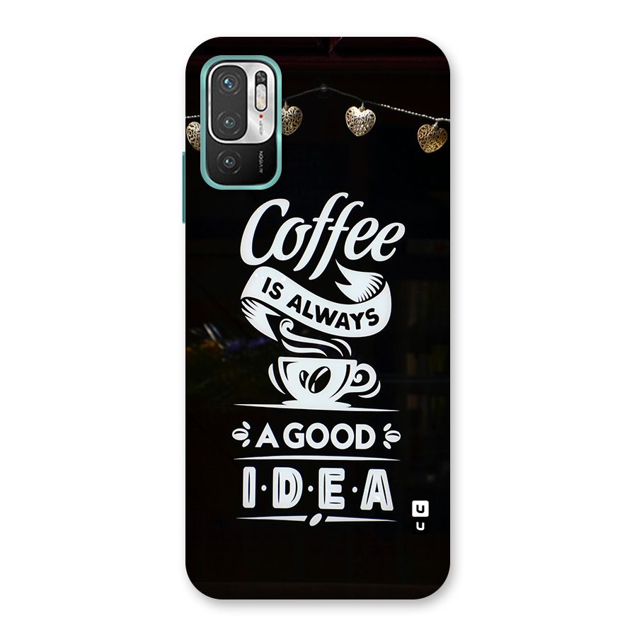 Coffee Idea Back Case for Redmi Note 10T 5G