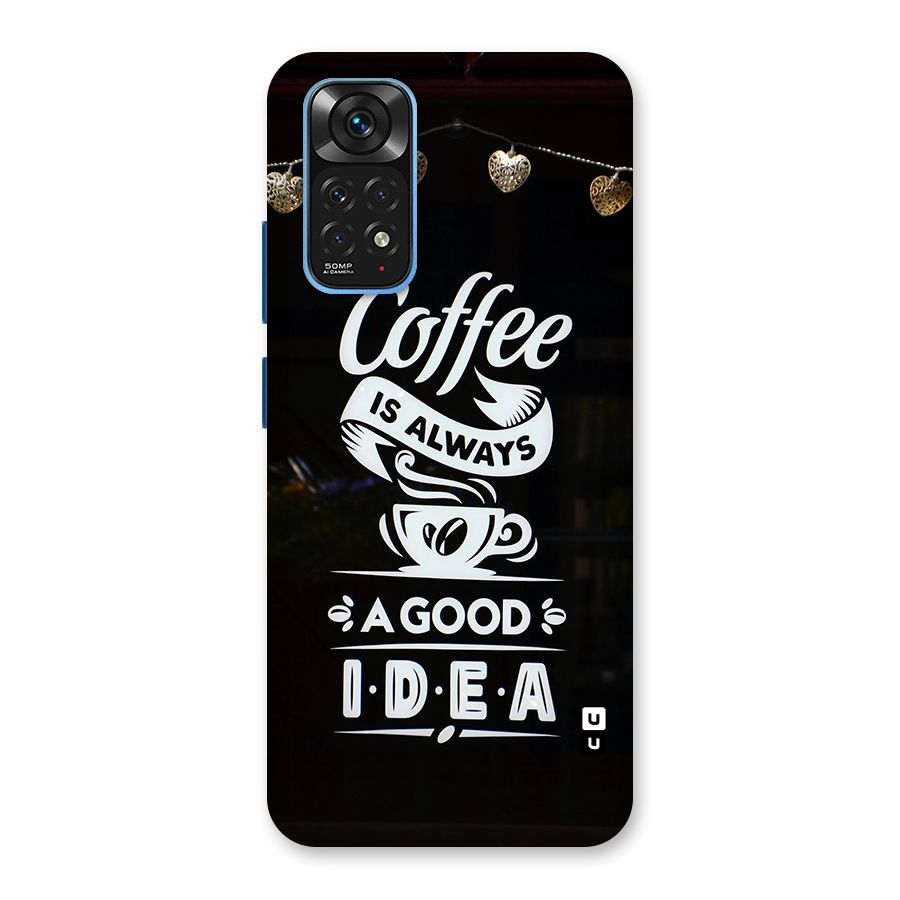 Coffee Idea Back Case for Redmi Note 11S