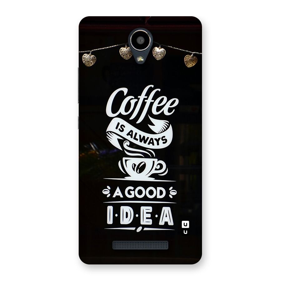 Coffee Idea Back Case for Redmi Note 2