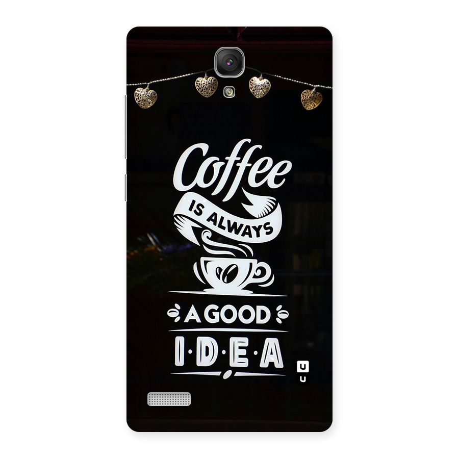 Coffee Idea Back Case for Redmi Note Prime