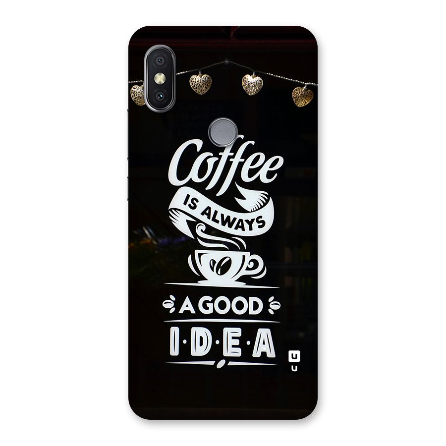 Coffee Idea Back Case for Redmi Y2