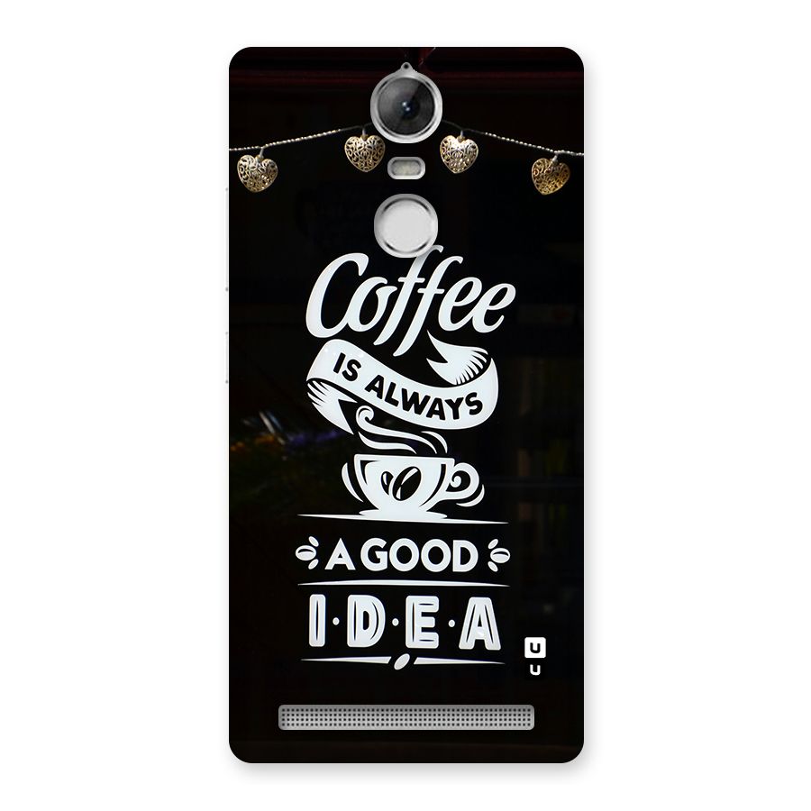 Coffee Idea Back Case for Vibe K5 Note