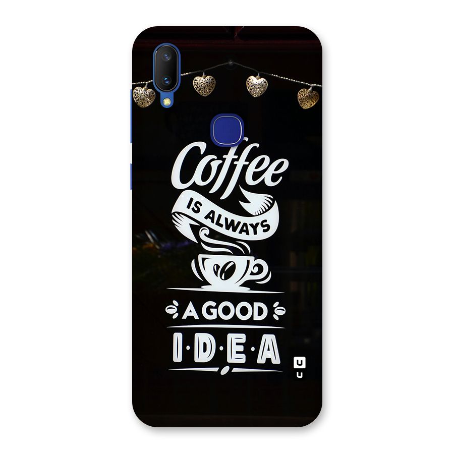 Coffee Idea Back Case for Vivo V11
