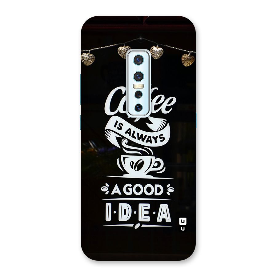 Coffee Idea Back Case for Vivo V17 Pro
