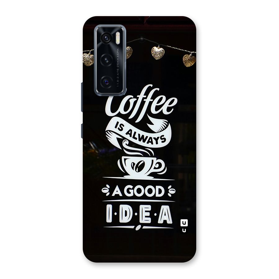 Coffee Idea Back Case for Vivo V20 SE