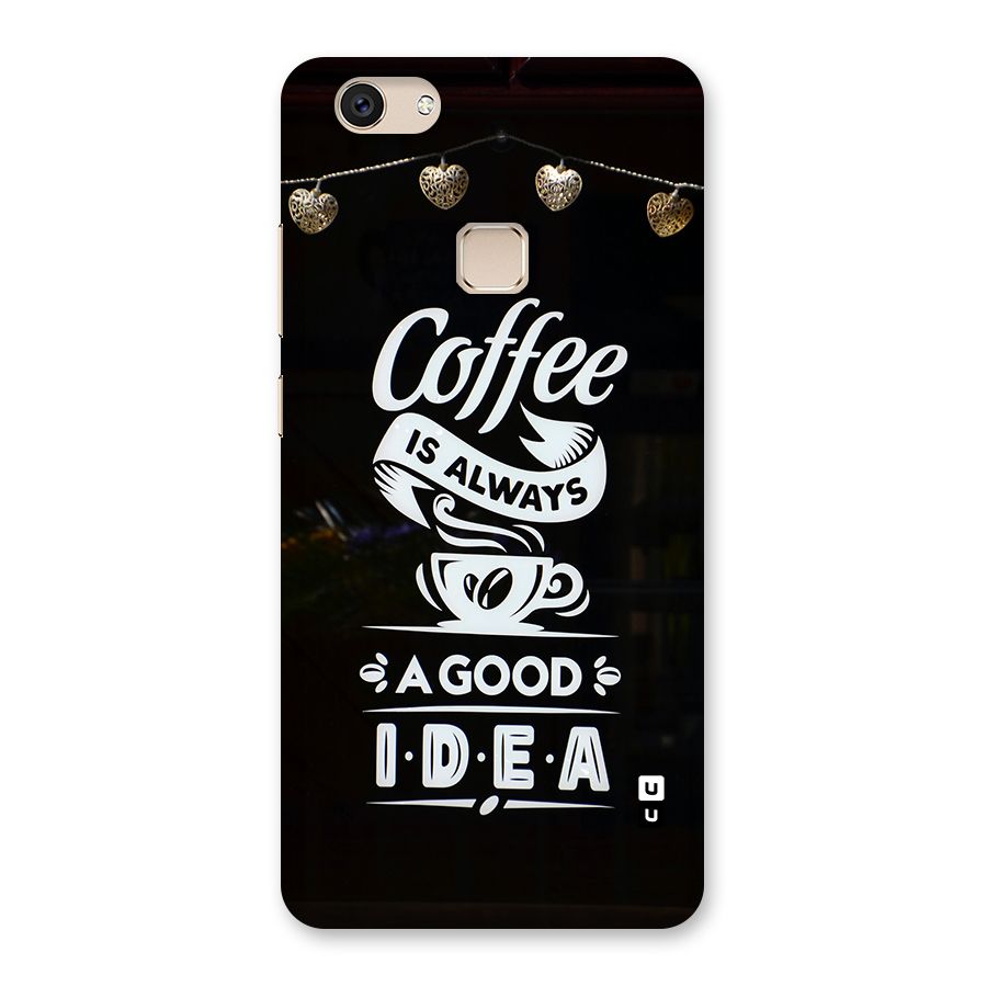 Coffee Idea Back Case for Vivo V7