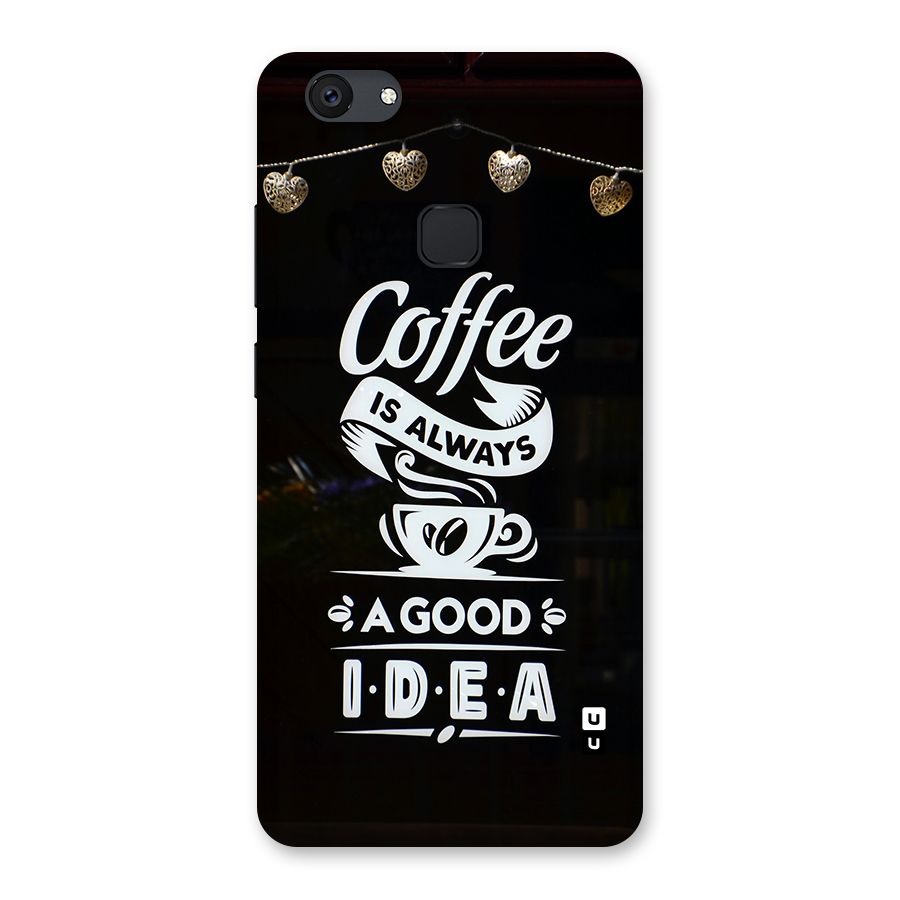 Coffee Idea Back Case for Vivo V7 Plus