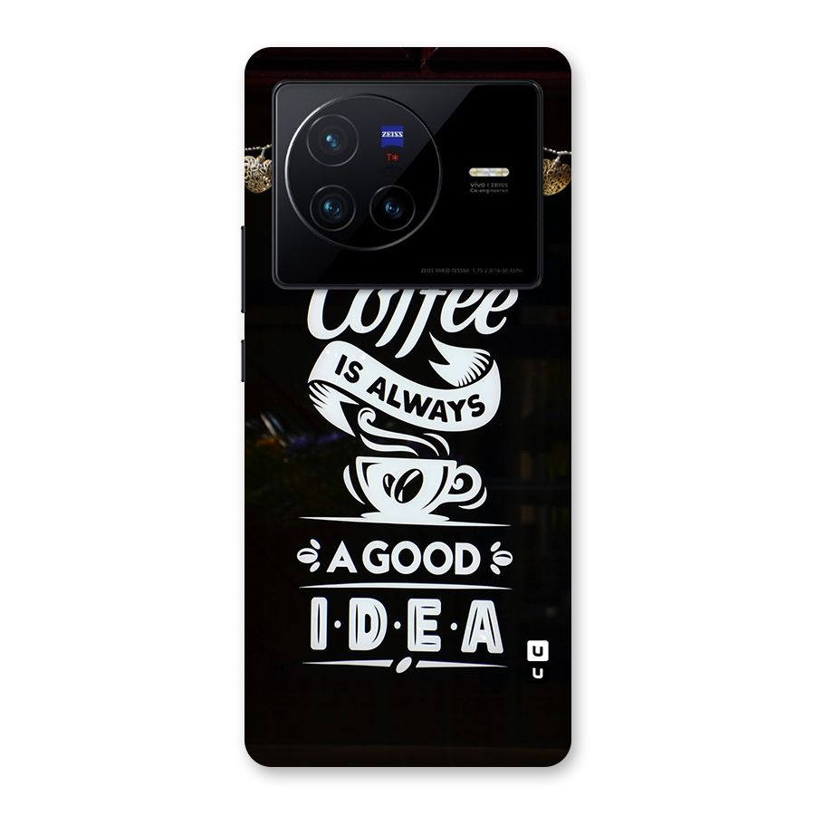 Coffee Idea Back Case for Vivo X80