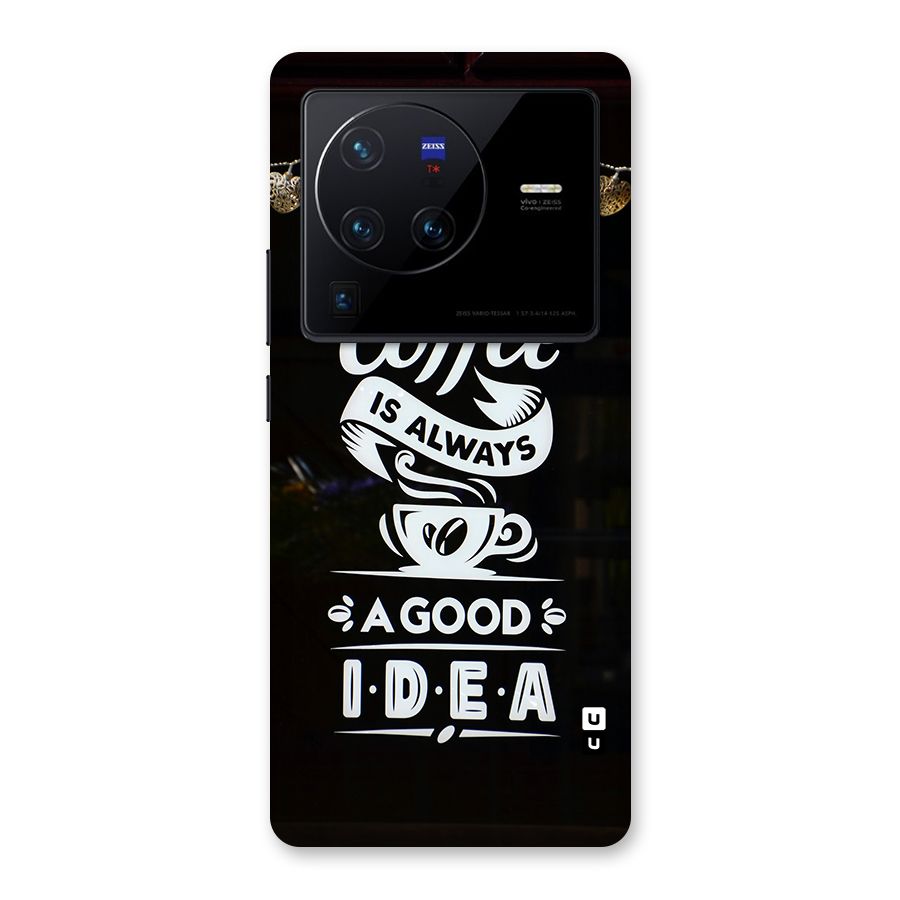 Coffee Idea Back Case for Vivo X80 Pro