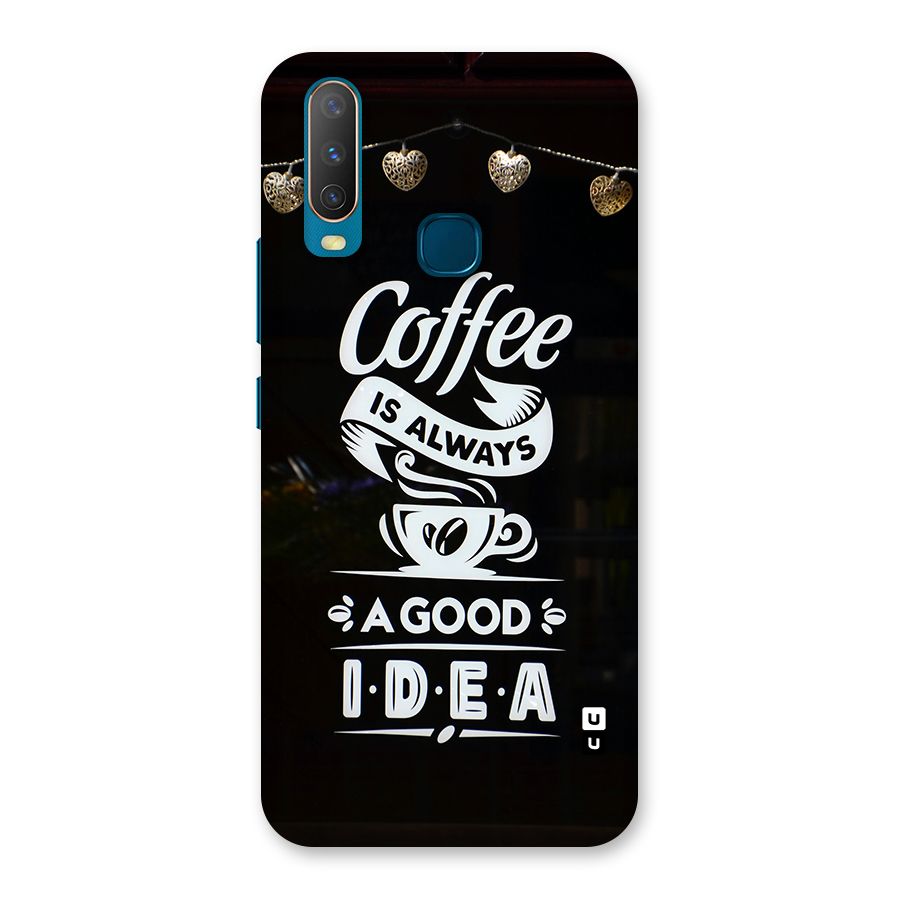 Coffee Idea Back Case for Vivo Y11