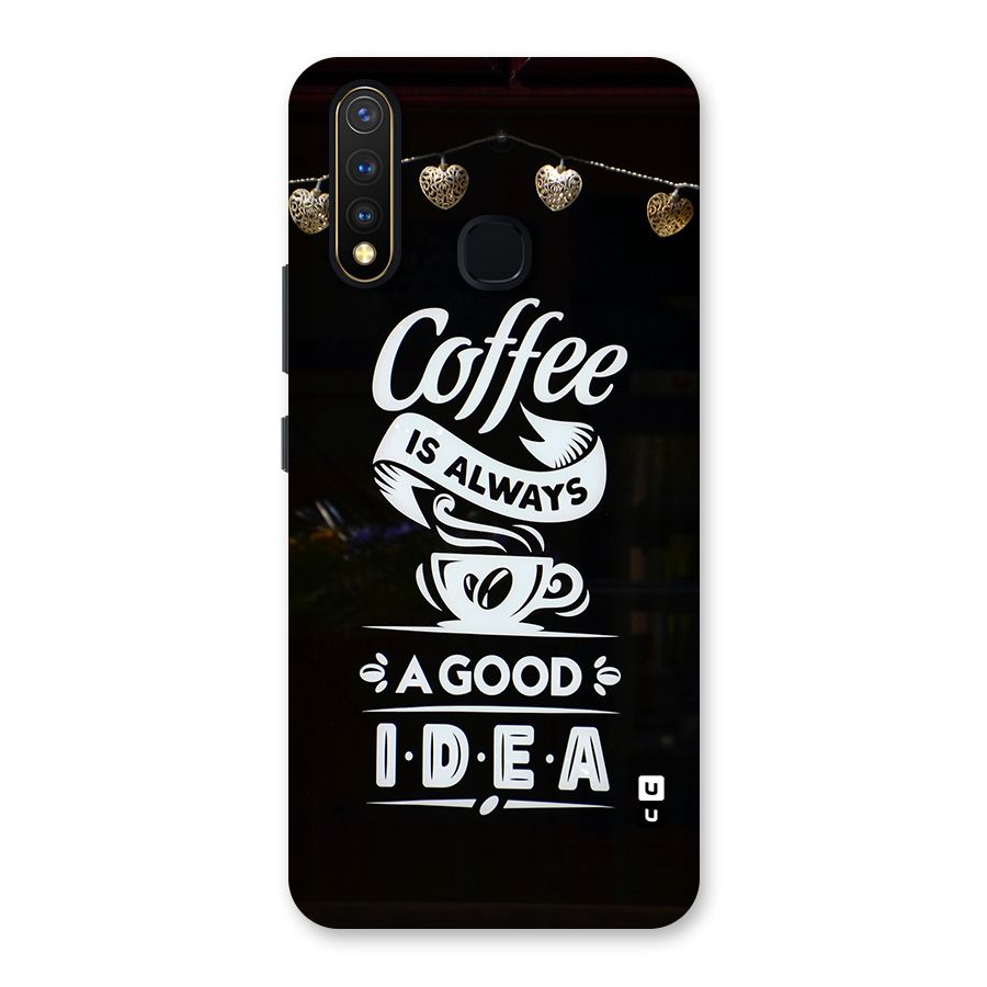 Coffee Idea Back Case for Vivo Y19