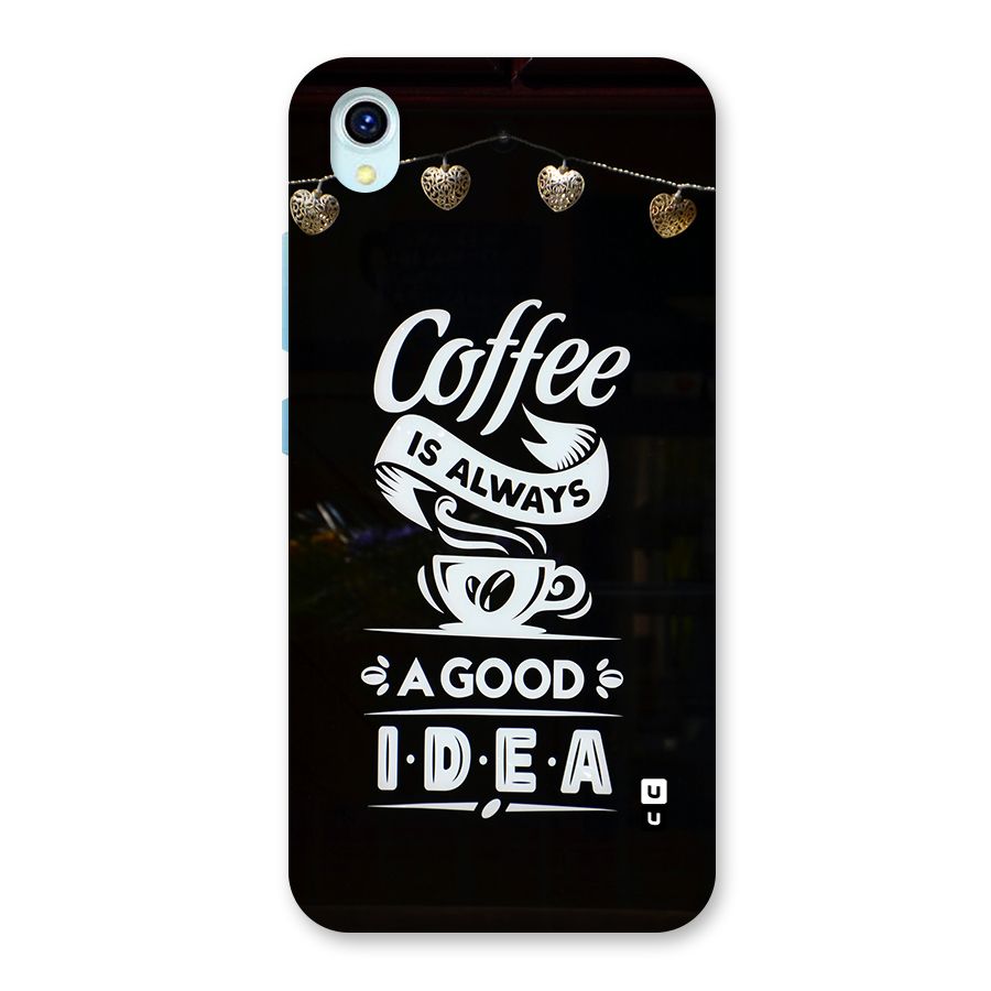 Coffee Idea Back Case for Vivo Y1s