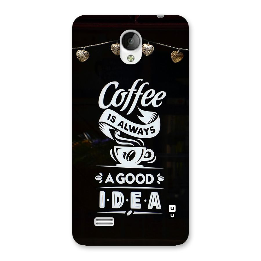 Coffee Idea Back Case for Vivo Y21