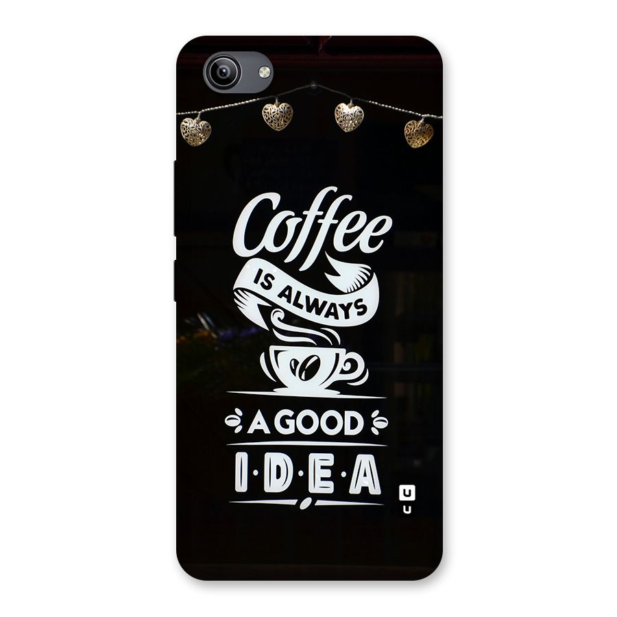 Coffee Idea Back Case for Vivo Y81i
