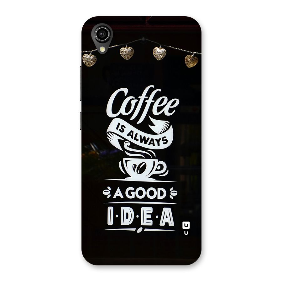 Coffee Idea Back Case for Vivo Y90