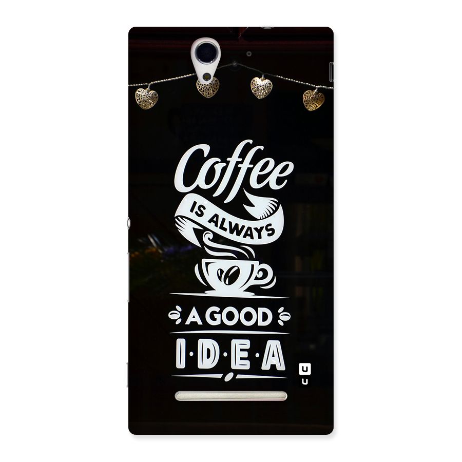 Coffee Idea Back Case for Xperia C3