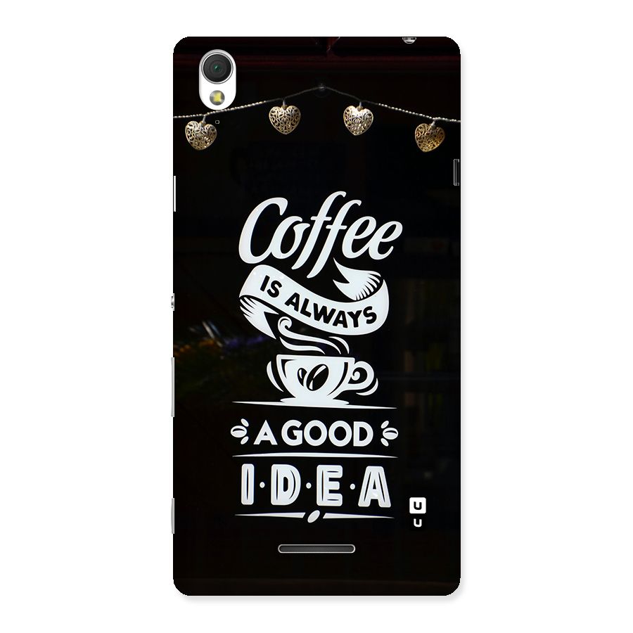 Coffee Idea Back Case for Xperia T3