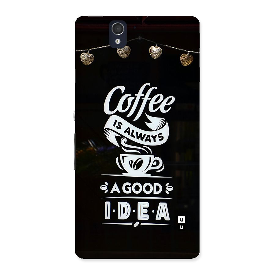 Coffee Idea Back Case for Xperia Z
